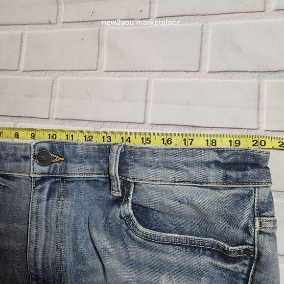 new Jordan Craig straight leg size 40x32 black label Denim blue jeans - Picture 6 of 8